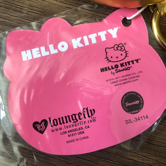 HELLO KITTY (Loungefly)-NWT Gold Clutch Bag - Picture 11 of 16